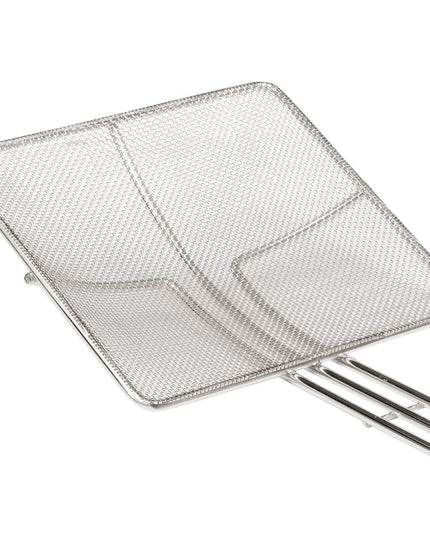 Vợt Lọc Vuông American Metalcraft SKS714 17.8 cm Tay Cầm 35.6 cm, Thiếc/Lưới