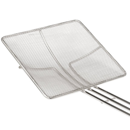 Vợt Lọc Vuông American Metalcraft SKS714 17.8 cm Tay Cầm 35.6 cm, Thiếc/Lưới
