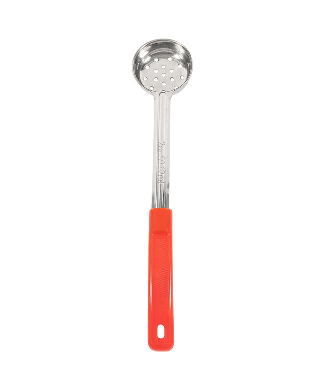 Muỗng Định Lượng Có Lỗ Kiểu Vá American Metalcraft SPNP2 59 ml 6.4 cm Tay Cầm Chống Trượt Đỏ