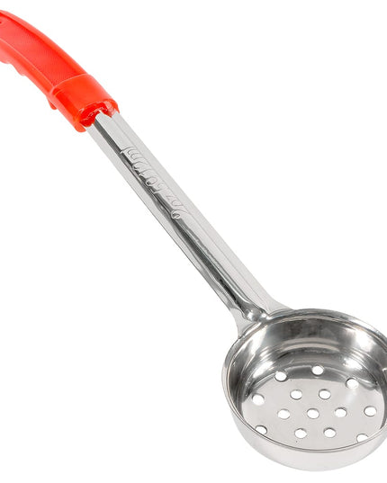 Muỗng Định Lượng Có Lỗ Kiểu Vá American Metalcraft SPNP2 59 ml 6.4 cm Tay Cầm Chống Trượt Đỏ