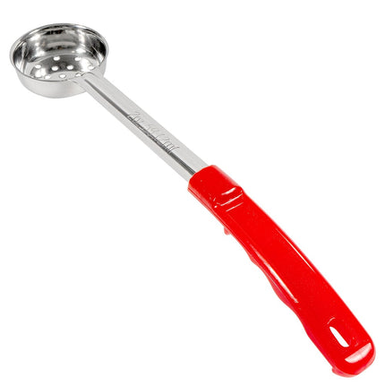 Muỗng Định Lượng Có Lỗ Kiểu Vá American Metalcraft SPNP2 59 ml 6.4 cm Tay Cầm Chống Trượt Đỏ