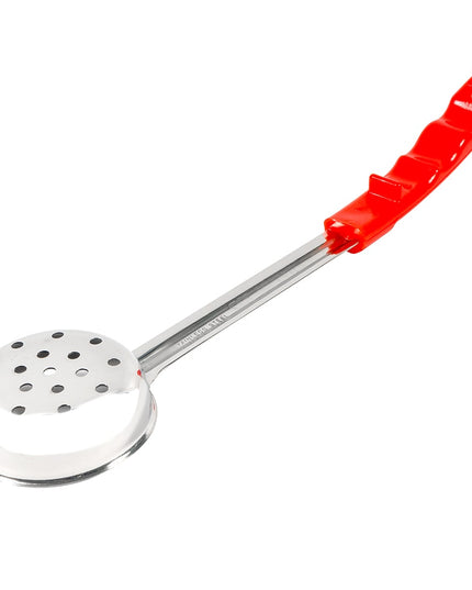 Muỗng Định Lượng Có Lỗ Kiểu Vá American Metalcraft SPNP2 59 ml 6.4 cm Tay Cầm Chống Trượt Đỏ
