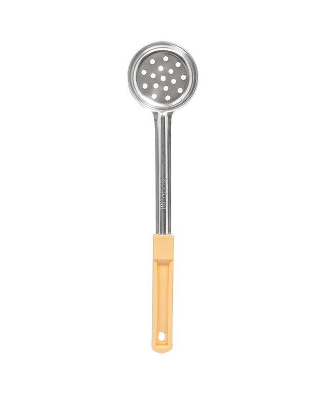 Muỗng Định Lượng Có Lỗ Kiểu Vá American Metalcraft SPNP3 89 ml 7.6 cm Tay Cầm Chống Trượt Be