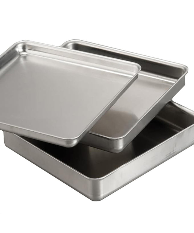 Khay Pizza Vuông Sâu American Metalcraft SQ1415 35.6x35.6 cm Sâu 3.8 cm Nhôm