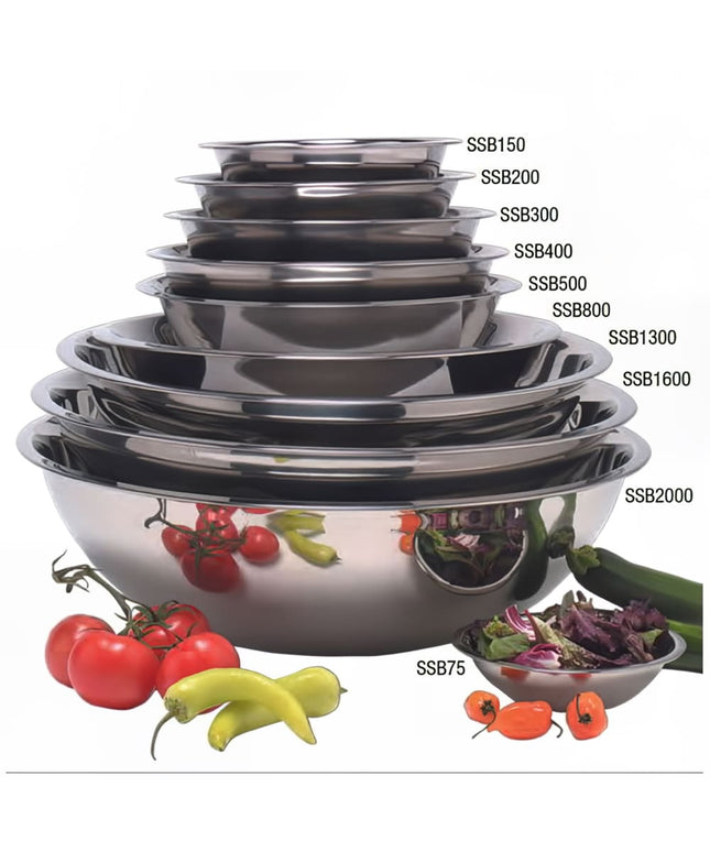 Tô Trộn American Metalcraft SSB300 24.1 cm 2.8 l Thép Không Gỉ