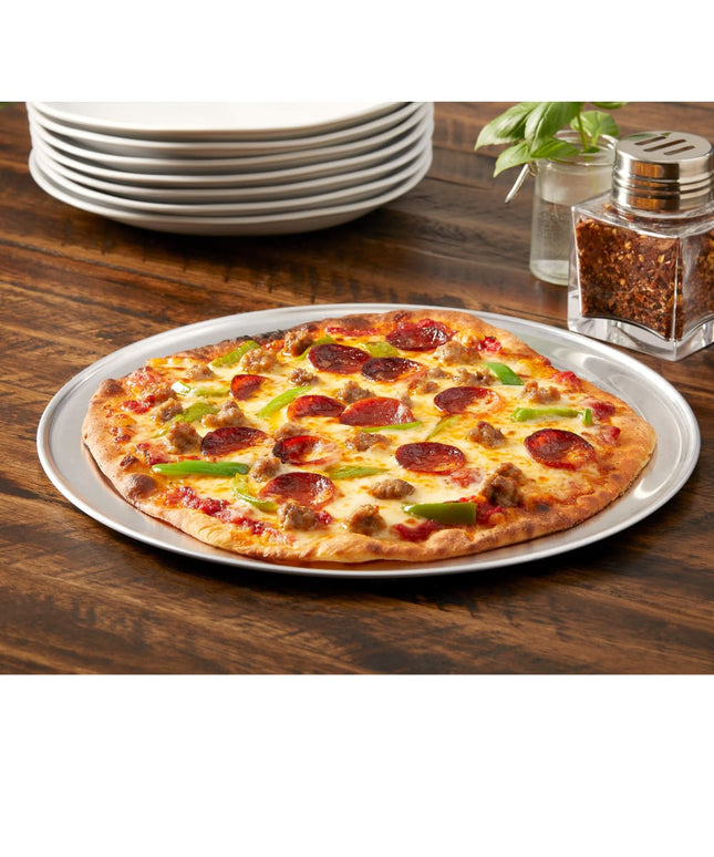 Khay Pizza Viền Rộng American Metalcraft TP11 28 cm Nhôm
