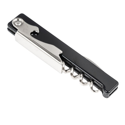 Dụng Cụ Mở Rượu American Metalcraft WCSB415 Dao Cắt Giấy Bạc & Mở Nắp Chai Đen