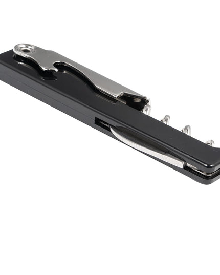 Dụng Cụ Mở Rượu American Metalcraft WCSB415 Dao Cắt Giấy Bạc & Mở Nắp Chai Đen