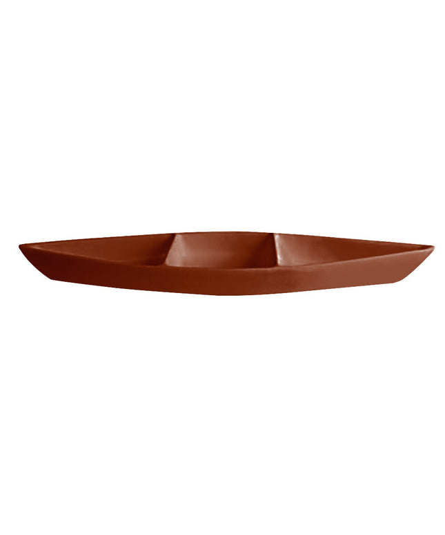 Thuyền sâu có vách ngăn nhôm phủ resin G.E.T. Bugambilia 6,5 lít màu chocolate BT319CH