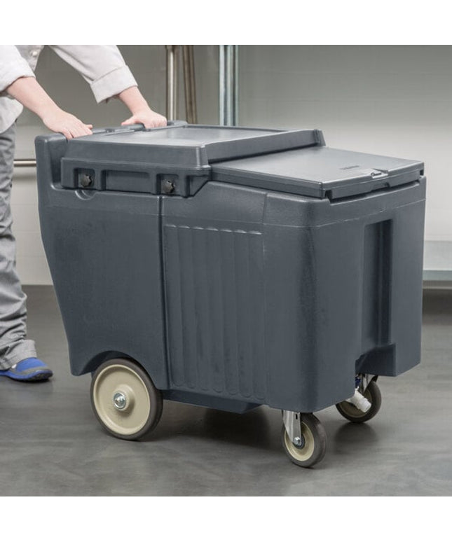 Thùng đá di động Cambro ICS125LB191 SlidingLid xám granite - Sức chứa 57 kg