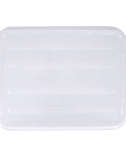 Vollrath 1500-C13 Nắp Hộp Bảo Quản Thực Phẩm - Snap-On, 22 1/8x15 5/8x2 1/5.1 cm, Poly, Trong Suốt