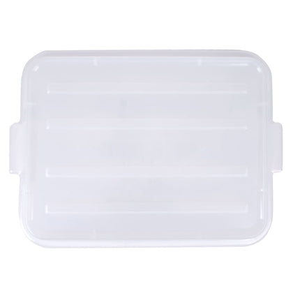 Vollrath 1500-C13 Nắp Hộp Bảo Quản Thực Phẩm - Snap-On, 22 1/8x15 5/8x2 1/5.1 cm, Poly, Trong Suốt