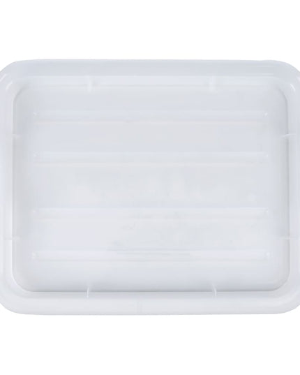 Vollrath 1500-C13 Nắp Hộp Bảo Quản Thực Phẩm - Snap-On, 22 1/8x15 5/8x2 1/5.1 cm, Poly, Trong Suốt
