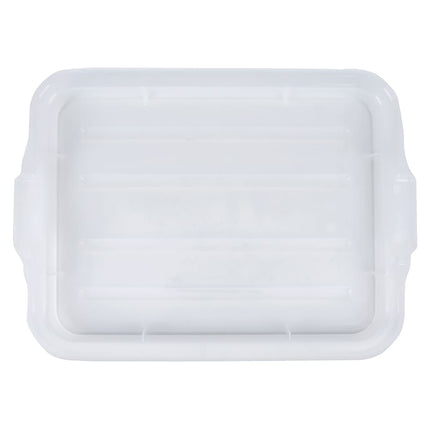 Vollrath 1500-C13 Nắp Hộp Bảo Quản Thực Phẩm - Snap-On, 22 1/8x15 5/8x2 1/5.1 cm, Poly, Trong Suốt