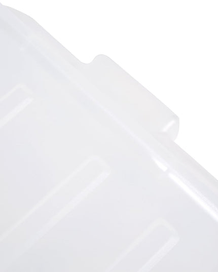 Vollrath 1500-C13 Nắp Hộp Bảo Quản Thực Phẩm - Snap-On, 22 1/8x15 5/8x2 1/5.1 cm, Poly, Trong Suốt