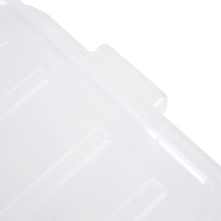 Vollrath 1500-C13 Nắp Hộp Bảo Quản Thực Phẩm - Snap-On, 22 1/8x15 5/8x2 1/5.1 cm, Poly, Trong Suốt