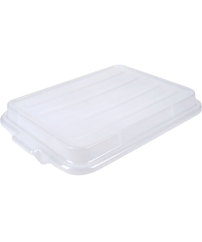Vollrath 1500-C13 Nắp Hộp Bảo Quản Thực Phẩm - Snap-On, 22 1/8x15 5/8x2 1/5.1 cm, Poly, Trong Suốt