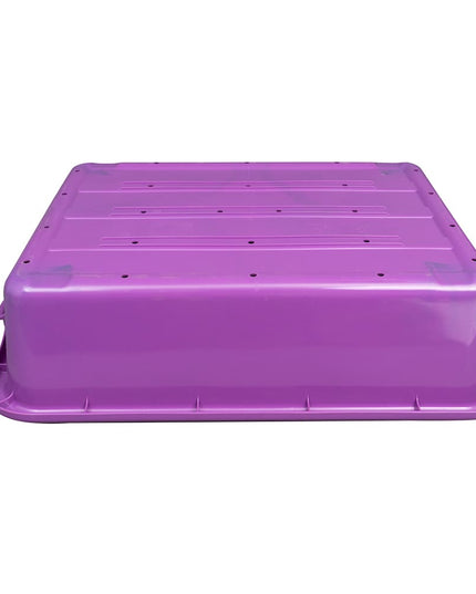 Hộp Thoát Nước Đựng Thực Phẩm Vollrath 1511-C80 - 50.8 cm x 38.1 cm x 12.7 cm, Nhựa, Tím
