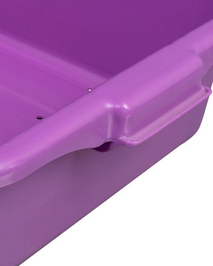 Hộp Thoát Nước Đựng Thực Phẩm Vollrath 1511-C80 - 50.8 cm x 38.1 cm x 12.7 cm, Nhựa, Tím
