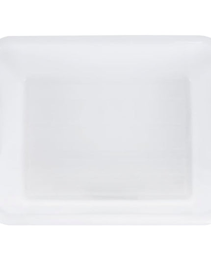 Vollrath 1527-C05 Hộp Bảo Quản Thực Phẩm - Tay Cầm Đúc, 20x15x17.8 cm, Trắng
