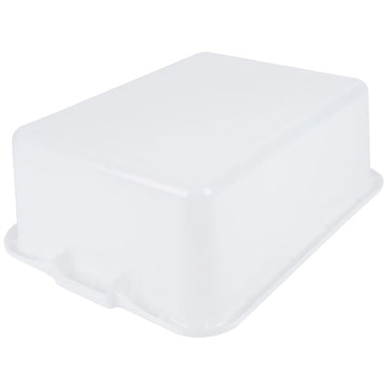 Vollrath 1527-C05 Hộp Bảo Quản Thực Phẩm - Tay Cầm Đúc, 20x15x17.8 cm, Trắng