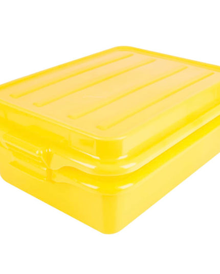 Vollrath 1551-C08 Combo Hộp Bảo Quản Thực Phẩm, Thoát Nước 12.7 cm, Hộp 17.8 cm, Nắp Snap-On, Vàng