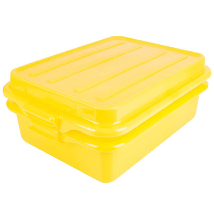 Vollrath 1551-C08 Combo Hộp Bảo Quản Thực Phẩm, Thoát Nước 12.7 cm, Hộp 17.8 cm, Nắp Snap-On, Vàng
