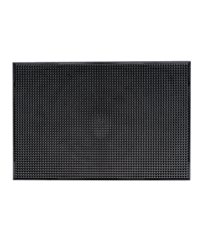 Thảm Quầy Bar Chữ Nhật Vollrath 2331-99 45.7 x 30.5 cm Cao Su Đen