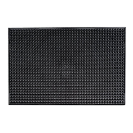 Thảm Quầy Bar Chữ Nhật Vollrath 2331-99 45.7 x 30.5 cm Cao Su Đen