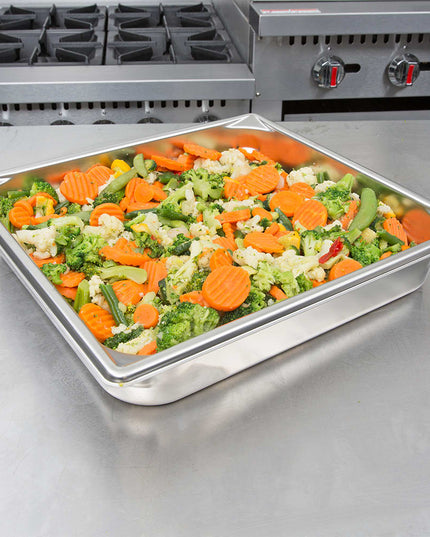 Khay Hấp Vollrath 30122 Super Pan V® Kích Thước 2/3 Thép Không Gỉ
