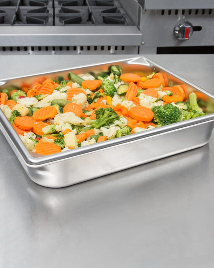 Khay Hấp Vollrath 30222 Super Pan V® Half Size Thép Không Gỉ