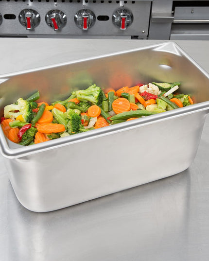 Khay Hấp Vollrath 30362 Super Pan V® Third Size Thép Không Gỉ