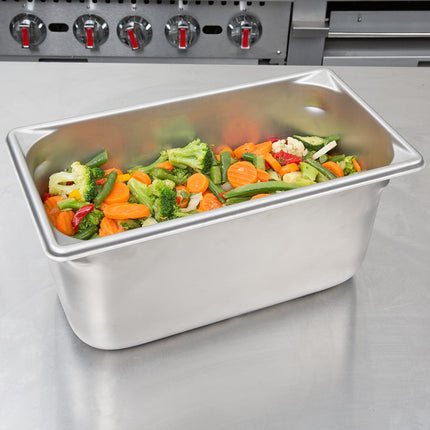 Khay Hấp Vollrath 30362 Super Pan V® Third Size Thép Không Gỉ