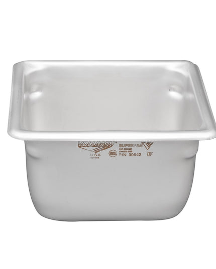 Khay Hấp Vollrath 30642 Super Pan V® Sixth Size Thép Không Gỉ