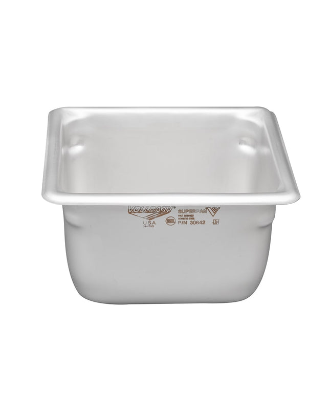Khay Hấp Vollrath 30642 Super Pan V® Sixth Size Thép Không Gỉ