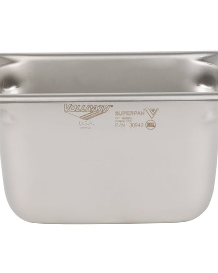 Khay Hấp Vollrath 30942 Super Pan V® Ninth Size Thép Không Gỉ