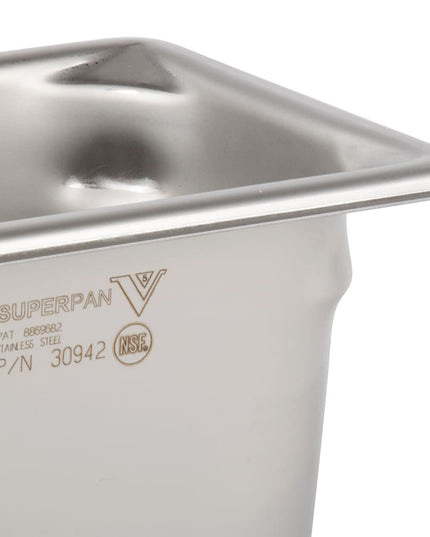 Khay Hấp Vollrath 30942 Super Pan V® Ninth Size Thép Không Gỉ