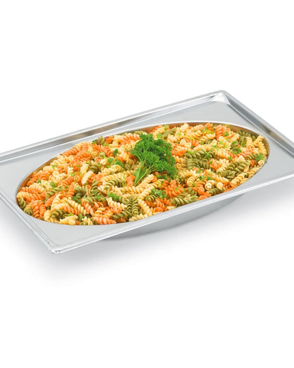 Khay Hấp Inox Vollrath 3101020 Super Pan® Shapes Kích Thước Đầy Đủ Hình Oval