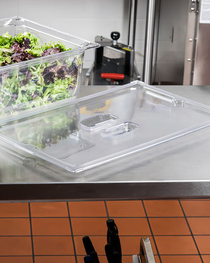 Vollrath 31100 Nắp Khay Thực Phẩm Cỡ Lớn Không Lỗ - Trong Suốt