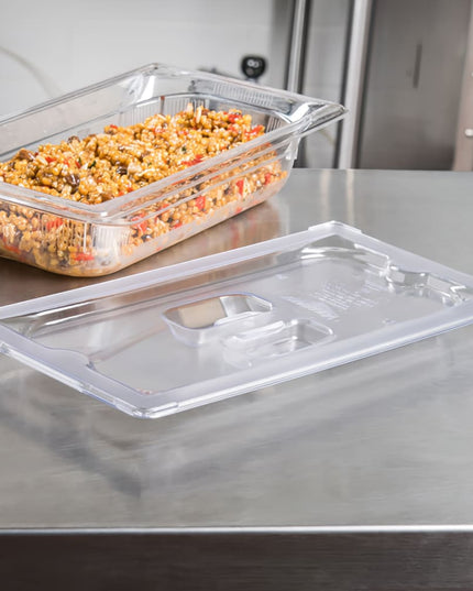 Vollrath 31300 Nắp Khay Thực Phẩm Cỡ 1/3 Không Lỗ - Trong Suốt