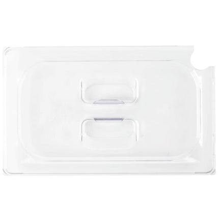 Vollrath 32400 Nắp Khay Thức Ăn Có Rãnh Cỡ 1/4 - Trong Suốt