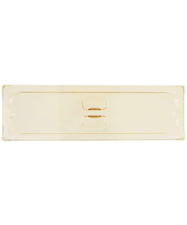 Nắp Khay Thực Phẩm Vollrath 33500 Kích Thước Nửa Dài Chịu Nhiệt Cao - Màu Hổ Phách