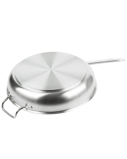 Chảo Rán Thép Không Gỉ Vollrath 3414 Centurion® 35.6 cm Tay Kim Loại Rỗng - Dùng Cho Bếp Từ