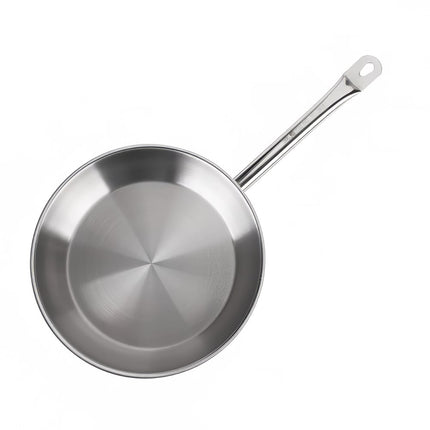 Chảo Rán Vollrath 3811 Optio™ Thép Không Gỉ 28 cm Tay Cầm Kim Loại Rỗng - Dùng Cho Bếp Từ
