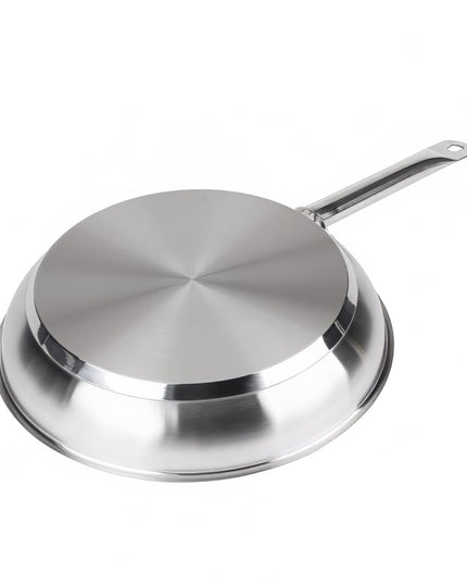 Chảo Rán Vollrath 3811 Optio™ Thép Không Gỉ 28 cm Tay Cầm Kim Loại Rỗng - Dùng Cho Bếp Từ