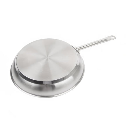 Chảo Rán Thép Không Gỉ Vollrath 3812 Optio™ 31.8 cm Tay Cầm Kim Loại Rỗng - Dùng Bếp Từ
