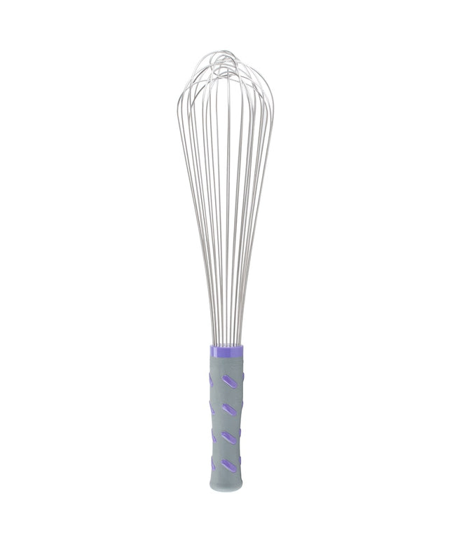 Phới Đánh Trứng Piano Vollrath 47004 35.6 cm Tay Cầm Nylon Tím Thép Không Gỉ