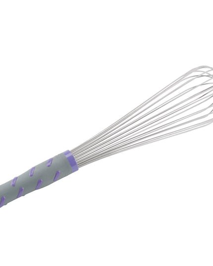 Phới Đánh Trứng Piano Vollrath 47004 35.6 cm Tay Cầm Nylon Tím Thép Không Gỉ