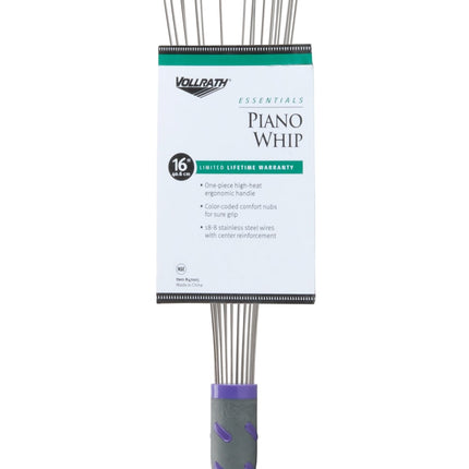 Phới Đánh Trứng Piano Vollrath 47005 40.6 cm Tay Cầm Nylon Tím Thép Không Gỉ
