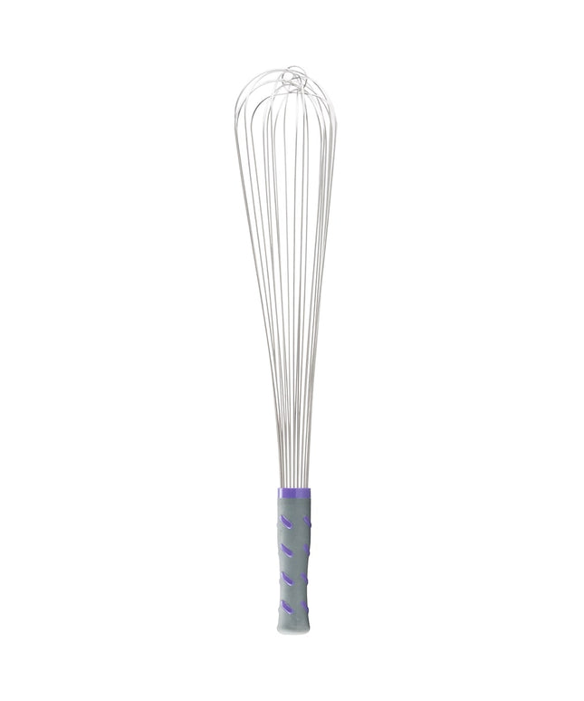 Phới Đánh Trứng Piano Vollrath 47006 45.7 cm Tay Cầm Nylon Tím Thép Không Gỉ